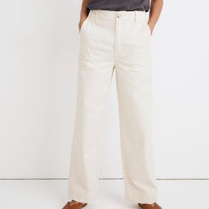 Madewell Off-white Straight Leg Pants